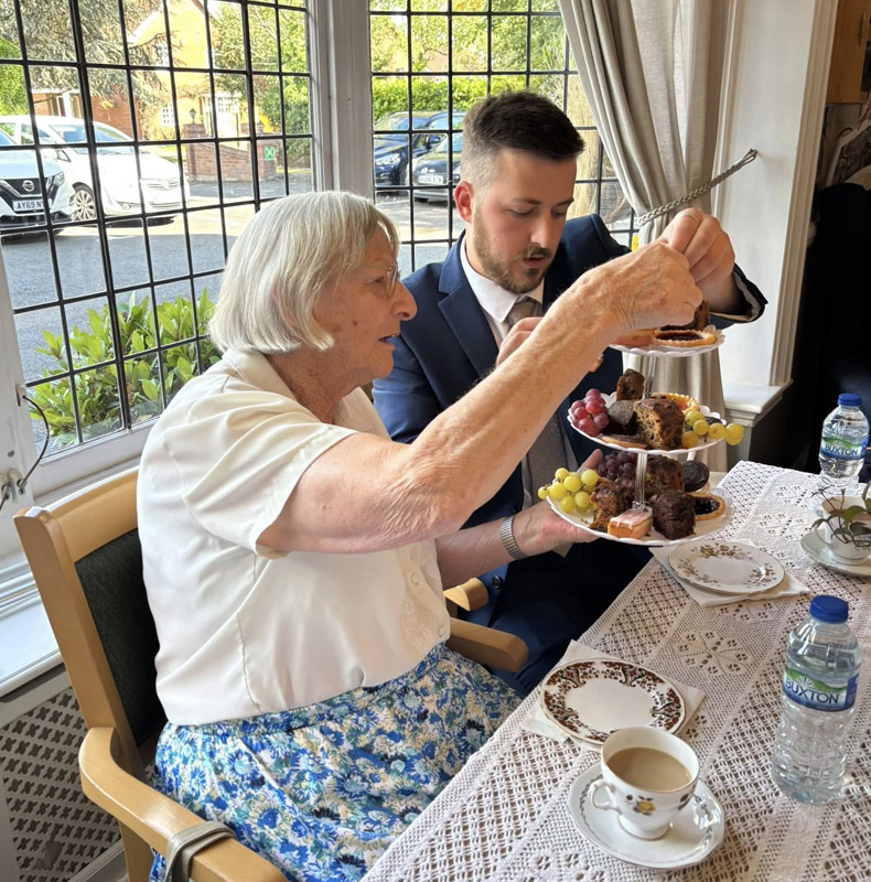 Residents Welcome Alex Burghart Mp For Thoughtful Conversation And Tea - Ardtully Care Home